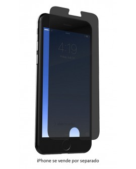 Zagg Mica de privacidad para iPhone 7 Transparente/Negro