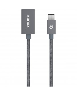 Kanex Adaptador USB-C a USB-A Female Gris - Envío Gratuito