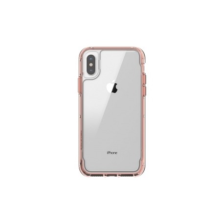 Griffin Funda iPhone X Survivor Clear Rosa - Envío Gratuito