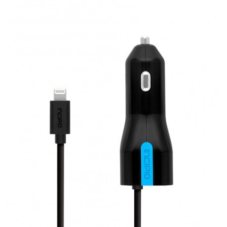 Incipio Cargador para automovil 4.8A Lightning + USB Negro - Envío Gratuito