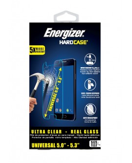 Energizer Mica de cristal Universal de 5.3" Transparente - Envío Gratuito