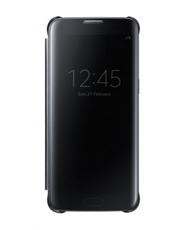 Samsung Funda Galaxy S7 Edge Clear View Negro - Envío Gratuito