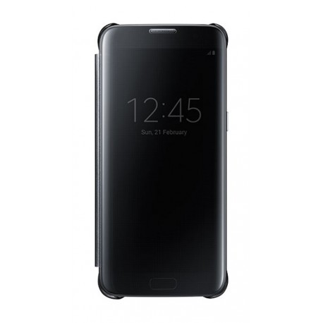 Samsung Funda Galaxy S7 Edge Clear View Negro - Envío Gratuito