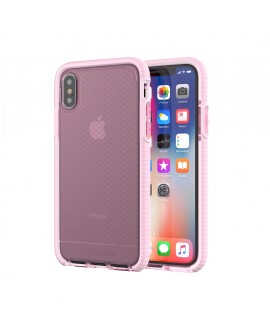 Tech 21 Funda para iPhone X Tech Evo Check Rosa - Envío Gratuito