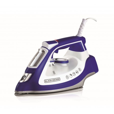 Black & Decker Plancha con suela de cerámica Morado - Envío Gratuito