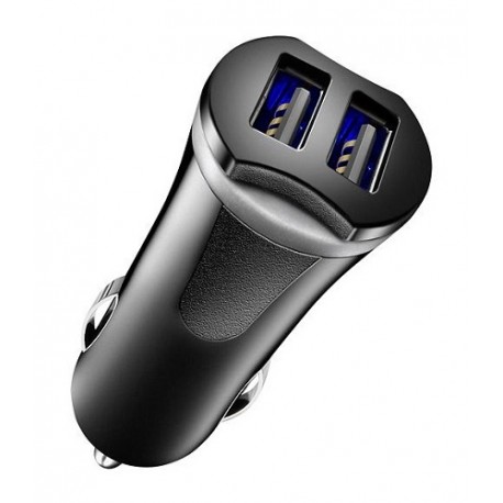 Insignia Cargador para Coche Doble USB Negro - Envío Gratuito