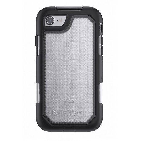 Griffin Funda Survivor Summit para iPhone 7 Transparente/Negro