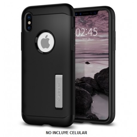 SGP Funda Slim Armor Para iPhone X Negro - Envío Gratuito