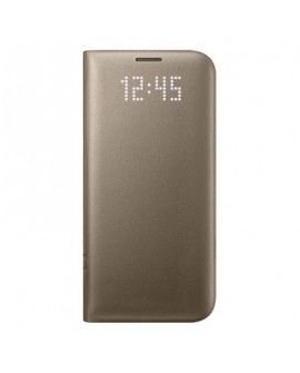 Samsung Funda Galaxy S7 Led View Cover Oro - Envío Gratuito