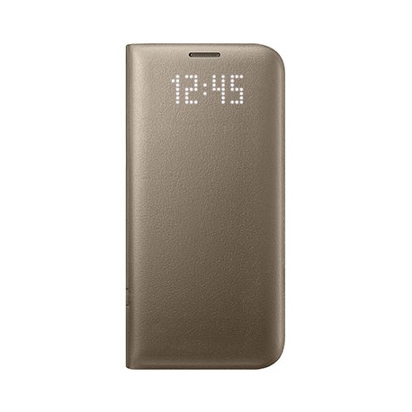 Samsung Funda Galaxy S7 Led View Cover Oro - Envío Gratuito