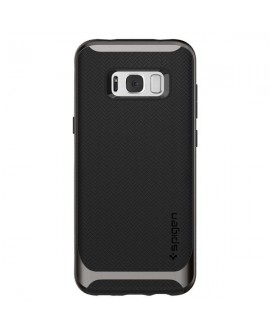 Spigen Funda Galaxy S8 Plus Neo Hybrid Crystal Gunmetal Negro