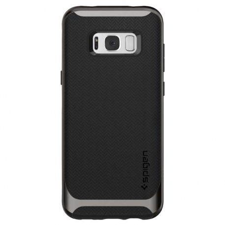 Spigen Funda Galaxy S8 Plus Neo Hybrid Crystal Gunmetal Negro