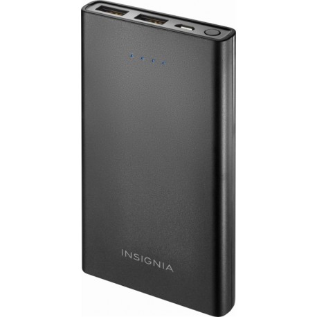 Insignia Batería Movil 8000 mAh 2 Puertos USB Negro