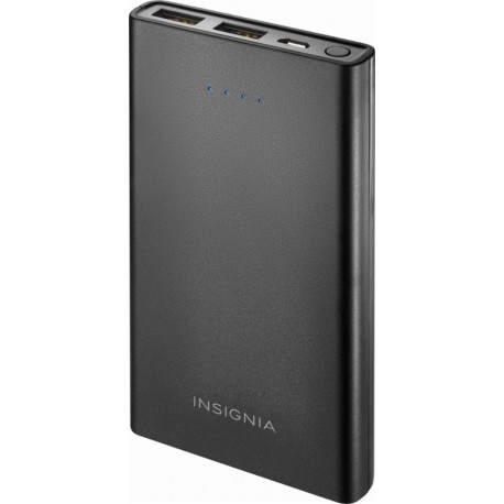 Insignia Batería Movil 8000 mAh 2 Puertos USB Negro - Envío Gratuito