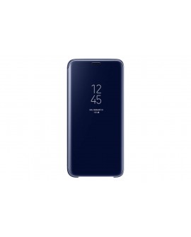 Samsung Funda clear view standing para Galaxy S9 Azul