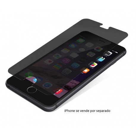 Zagg Mica de privacidad para iPhone 7 Plus Transparente/Negro