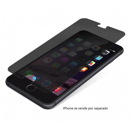 Zagg Mica de privacidad para iPhone 7 Plus Transparente/Negro - Envío Gratuito