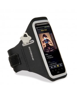 Scoshe Funda deportiva para celular de hasta 5" Negra