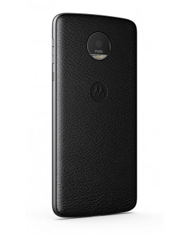 Motorola Cubierta Premium para Moto Z Black Leather Negro - Envío Gratuito