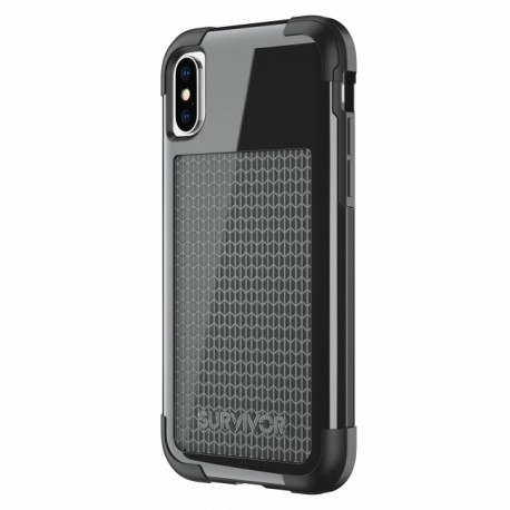 Survivor Funda Fit Para iPhone X Negro - Envío Gratuito