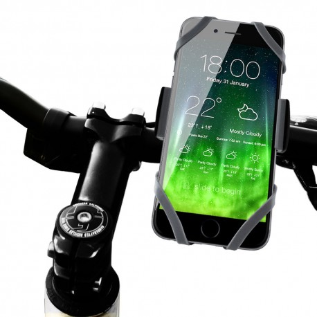 Koomus Soporte Celular para Bicicleta Negro - Envío Gratuito