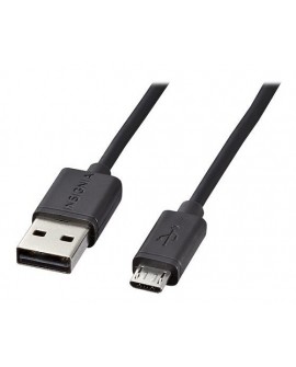 Insignia Cable Carga/Sinc Micro USB 4" Negro