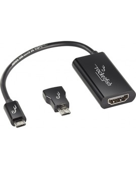 Rocketfish Adaptador de TV HD MHL Negro - Envío Gratuito