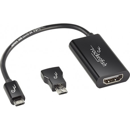 Rocketfish Adaptador de TV HD MHL Negro - Envío Gratuito