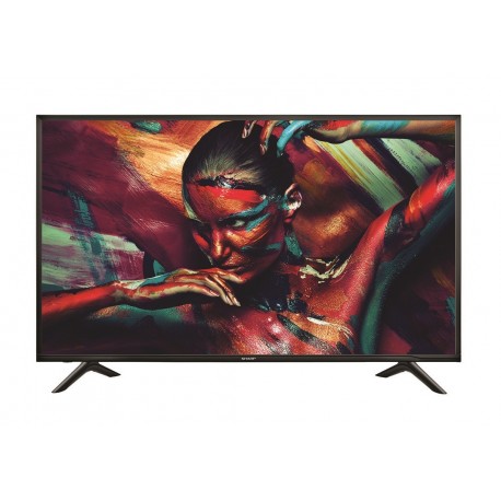 Sharp Pantalla de 55" Smart TV Ultra HD 4K Plana Negro