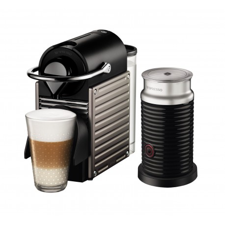 Nespresso Combo Pixie Titan Aeroccino Negro - Envío Gratuito