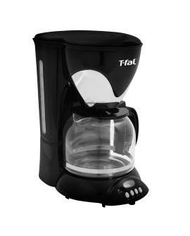 T-Fal Cafetera programable Silver Negro/Plata - Envío Gratuito