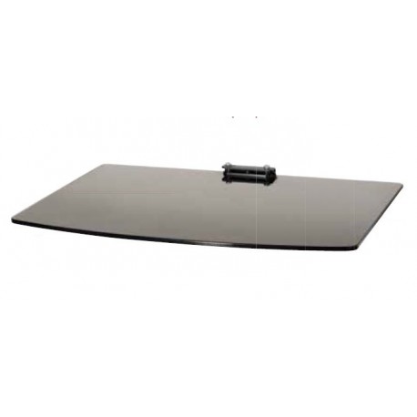 Peerless Repisa de Cristal Para Audio/Video Negro