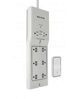 Belkin Supresor de 8 salidas y cable de 1.2 mts Conserve Blanco - Envío Gratuito