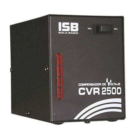 SolaBasic Regulador Solabasic CVR-2500 industrial Negro - Envío Gratuito