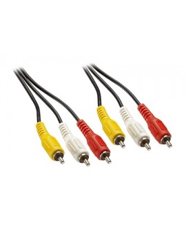 Insignia Cable video compuesto 1.8 mts Amarillo, Blanco y Rojo - Envío Gratuito