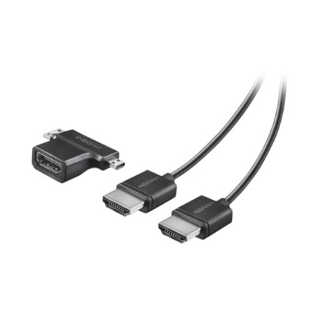 Insignia Cable HDMI 1.8 mts con adaptador Negro - Envío Gratuito