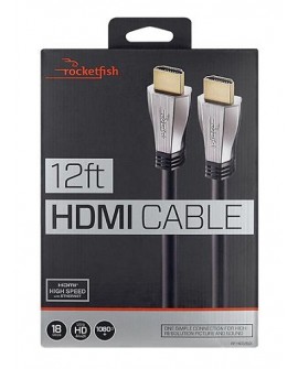 Rocketfish Cable HDMI 4K 3.6 mts Negro - Envío Gratuito