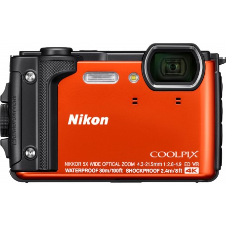 Nikon Cámara acuática Coolplix W300 Naranja - Envío Gratuito