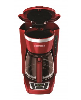 Black & Decker Cafetera programable capacidad de 12 tazas Rojo - Envío Gratuito