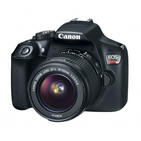 Canon Cámara Eos T6 EF-S 18-55 mm DCIII Negro - Envío Gratuito