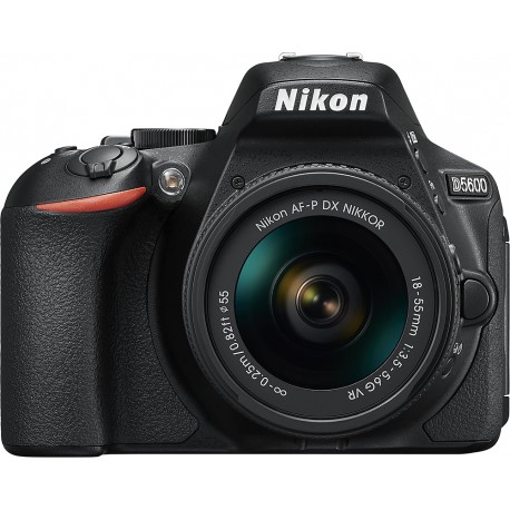 Nikon Cámara D5600 AF-P DX 18-55mm VR Negro - Envío Gratuito