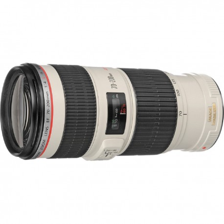 Canon Lente EF 70-200 mm f/4L IS USM Negro