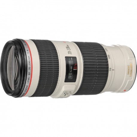 Canon Lente EF 70-200 mm f/4L IS USM Negro - Envío Gratuito