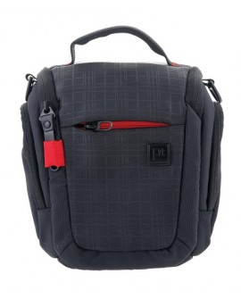 Platinum Estuche Chico Para Cámara DSLR Platinum Negro y vivos rojos - Envío Gratuito