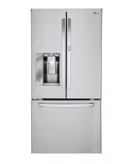 LG Refrigerador de 25Pies cúbicos con Congelador Inferior Raptor Acero Inoxidable - Envío Gratuito