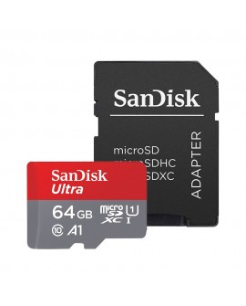 Sandisk Tarjeta Ultra MSD con adaptador A1 64GB Negro - Envío Gratuito