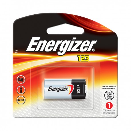 Energizer Batería Photo litio 123 3VBP Plata - Envío Gratuito