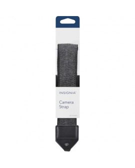 Insignia Correa para cámara Denim Negra con Gris - Envío Gratuito