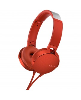 Sony Audífonos Extra Bass MDR-XB550AP Rojo - Envío Gratuito