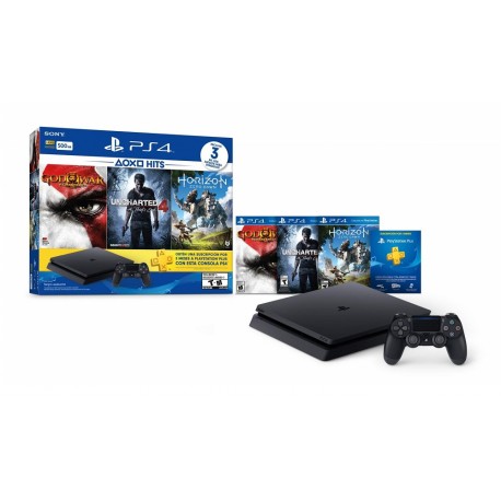 Sony PS4 Consola 500 GB Bundle 2 Hits Negra - Envío Gratuito